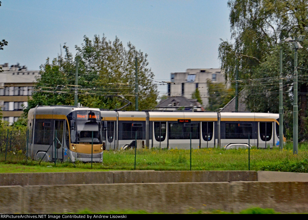 Brussels Tram 4035